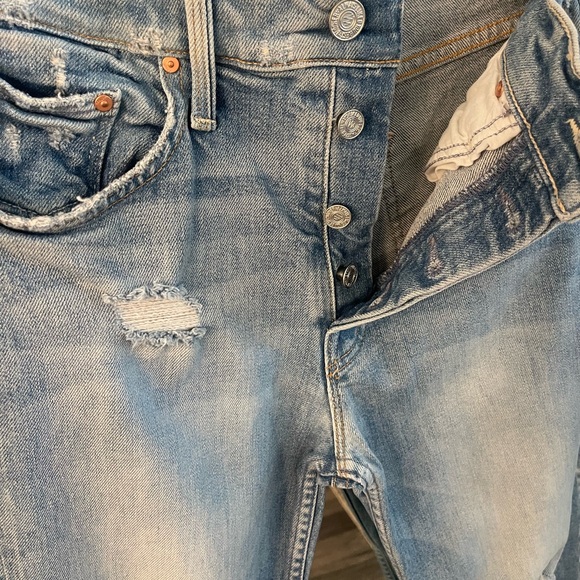 MOTHER Denim - The Tomcat in The Confession 26 Distressed Straight Leg - Picture 5 of 10